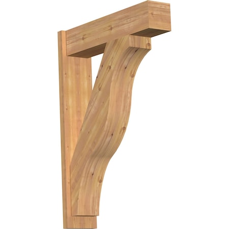 Ekena Millwork Funston Block Smooth Outlooker, Western Red Cedar, 7 1/2"W x 30"D x 42"H OUT08X30X42FST05SWR